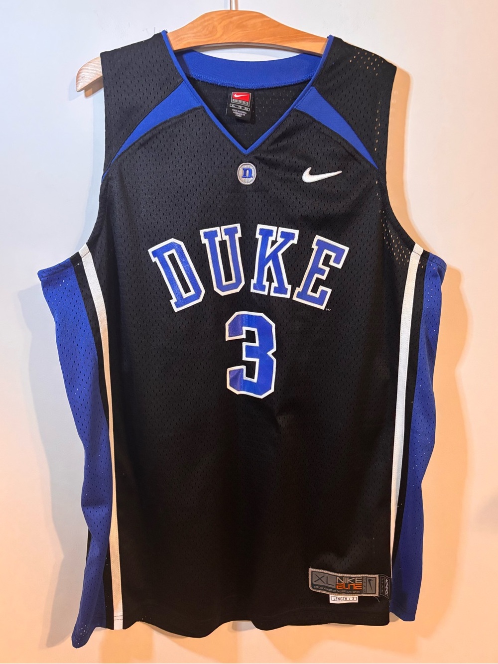 Vintage 2000s Duke Blue Devils #3 Nike Elite Jersey in XL size